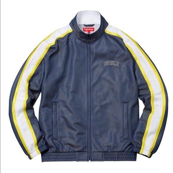 Supreme Bonded Mesh Track Jacket SS18 Size L - Picture 1 of 9